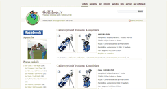 Desktop Screenshot of golfshop.lv