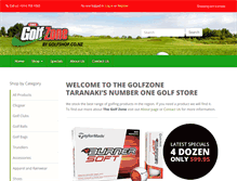 Tablet Screenshot of golfshop.co.nz